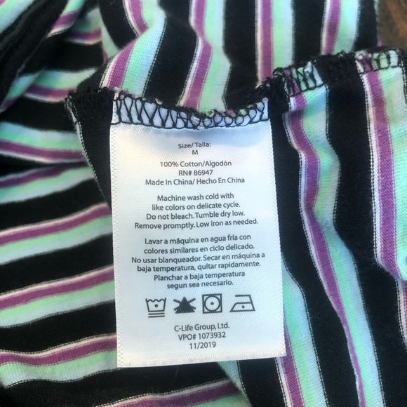 Graphic NASA Striped T-Shirt - Picture 6 of 7